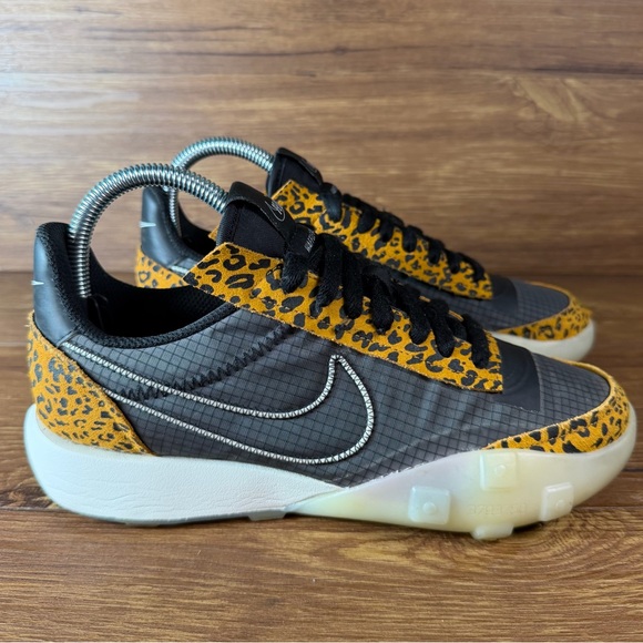 Nike Shoes - Nike Waffle Racer 2X Sneakers Animal Print Shoes Women’s Size 7